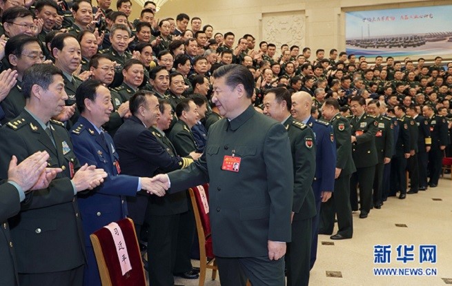 習(xí)近平出席軍隊(duì)領(lǐng)導(dǎo)干部會議并發(fā)表重要講話