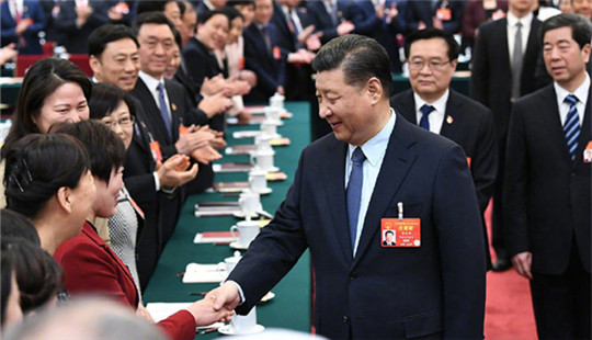 習(xí)近平向全國各族各界婦女，致以節(jié)日的祝賀和美好的祝福