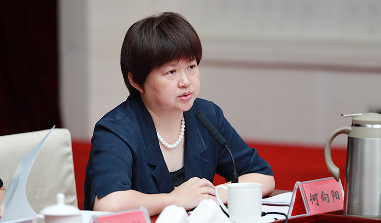 評獎辦公室主任何向陽就作品申報公示、分組及借閱、會務(wù)事項等作說明