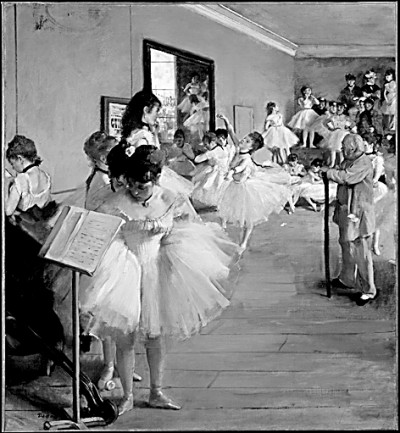 大都會博物館藏《舞蹈課》。資料圖片