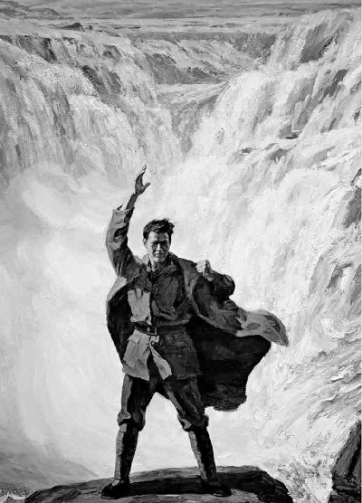 詹建俊、葉南《黃河大合唱—流亡·奮起·抗?fàn)帯罚ň植浚? /></p>
<p style=