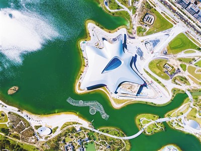 航拍成都科幻館。 活動(dòng)主辦方供圖