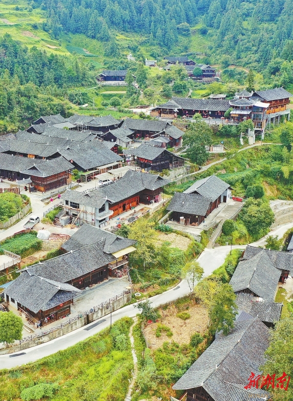 溆浦縣統(tǒng)溪河鎮(zhèn)雁鵝界民居。