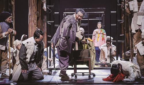 話劇《生命冊(cè)》劇照(圖片由陜西人民藝術(shù)劇院提供)