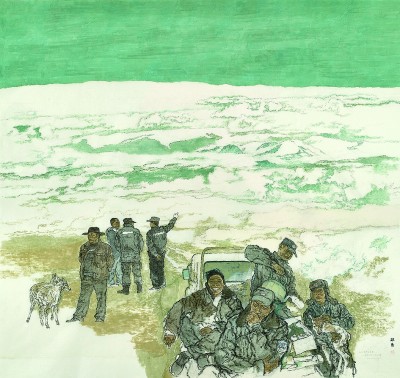 我們?cè)诳煽晌骼铩髂线_(dá)杰保護(hù)站(中國(guó)畫(huà)) 趙奇