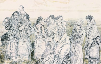 香格里拉(中國畫·局部) 吳山明