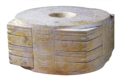 玉琮王。 　　圖為杭州良渚遺址管理區(qū)管理委員會(huì)提供