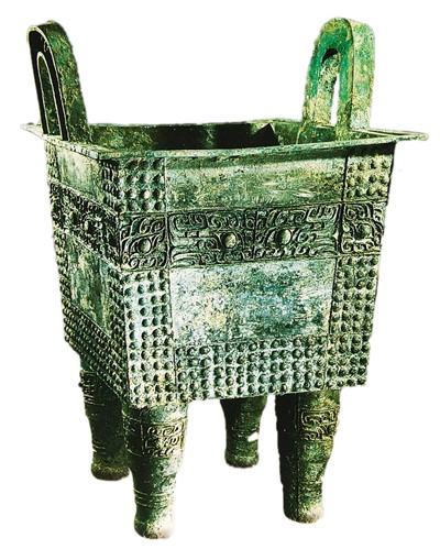 商代“杜嶺一號”方鼎。 　　本文圖片均由鄭州商都遺址博物院提供