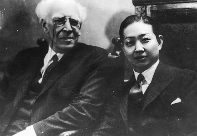 圖為梅蘭芳與斯坦尼斯拉夫斯基合影。本報記者 韓業(yè)庭攝/光明圖片