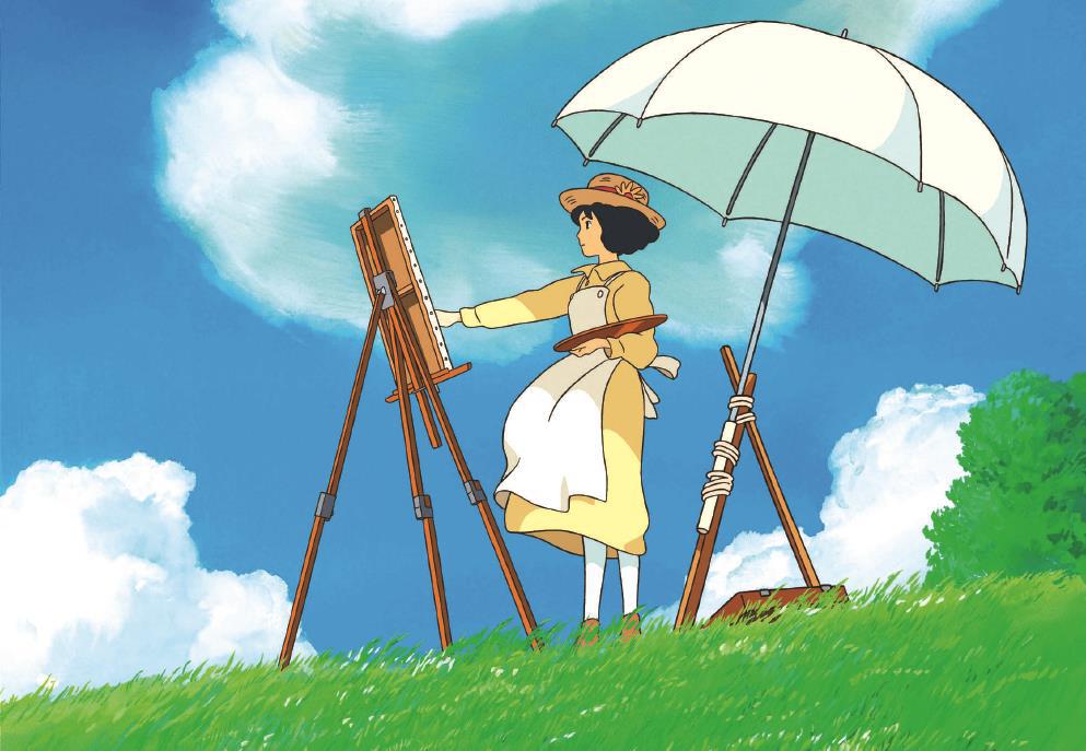 宮崎駿電影《起風(fēng)了》中有一詩句出自法國象征主義詩人保爾·瓦雷里的《海濱墓園》。圖為《起風(fēng)了》劇照。