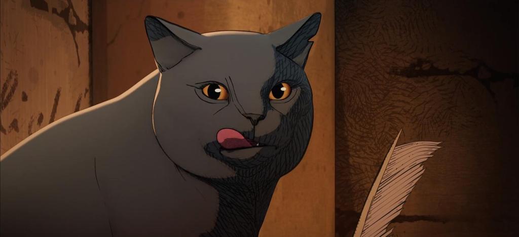 《愛、死亡與機(jī)器人》第四季劇照，貓咪大戰(zhàn)撒旦拯救世界。