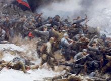 高洪波：麥新與《大刀進(jìn)行曲》　　麥新，是我童年記憶中印象特別深刻的名字。他是犧牲在我的故鄉(xiāng)科爾沁草原的著名烈士……[詳細(xì)]