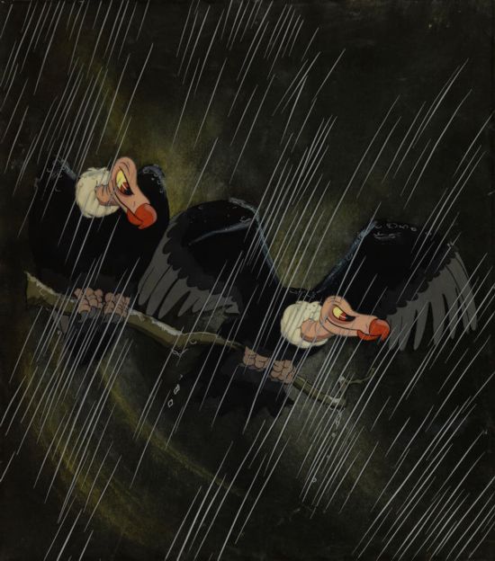 《白雪公主和七個(gè)小矮人》中的禿鷹，由迪士尼工作室藝術(shù)家創(chuàng)作，于1938年送給大都會(huì)博物館