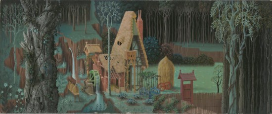 艾文德·厄爾為1959年的《睡美人》創(chuàng)作的概念圖。