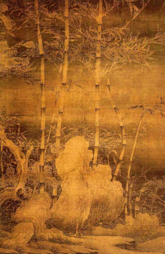 五代 &nbsp;徐熙《 雪竹圖》