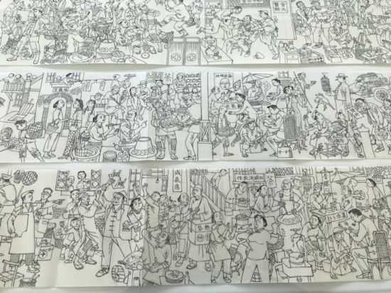 展廳現(xiàn)場，羅希賢《七十二家房客》